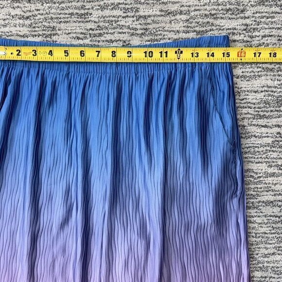 NWT SIMKHAI Dante Ombre Wide Leg Pant in Sheer Lilac Ombre Large Revolve - Picture 8 of 13